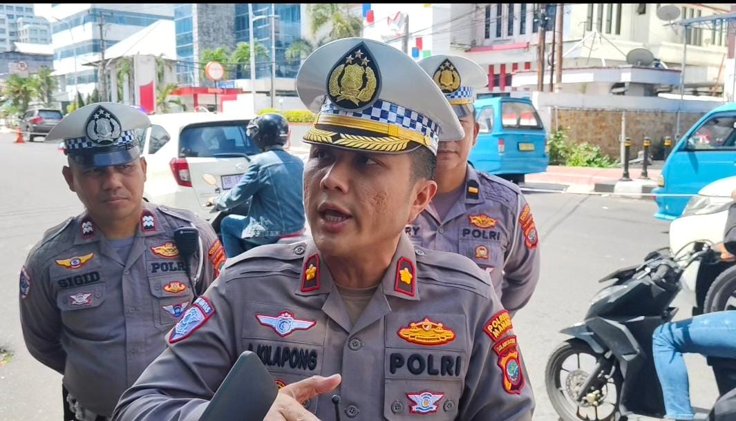 Kasatlantas Polresta Manado Kompol Andrew Kilapong