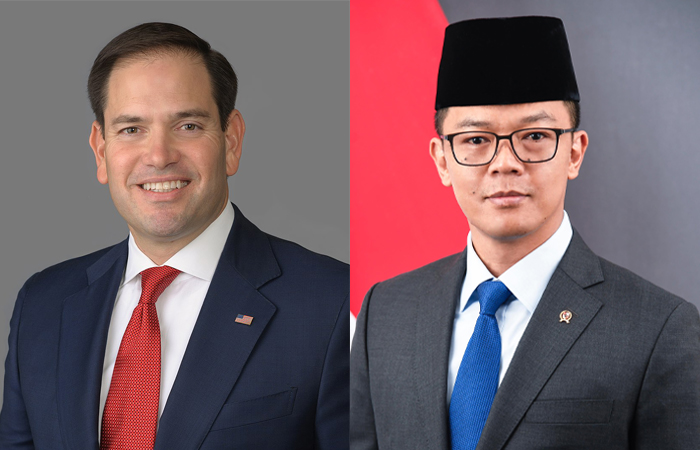 Menteri Luar Negeri AS Marco Rubio, Menteri Luar Negeri Indonesia Sugiono