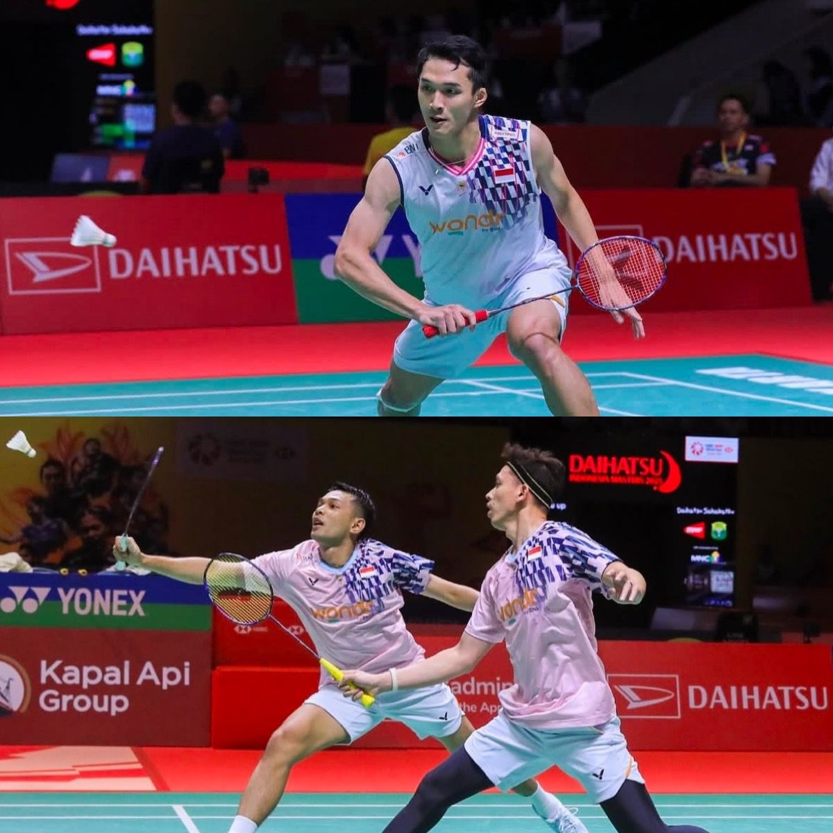 Jonatan Christie dan Fajar Alfian/Muh Rian Ardianto
