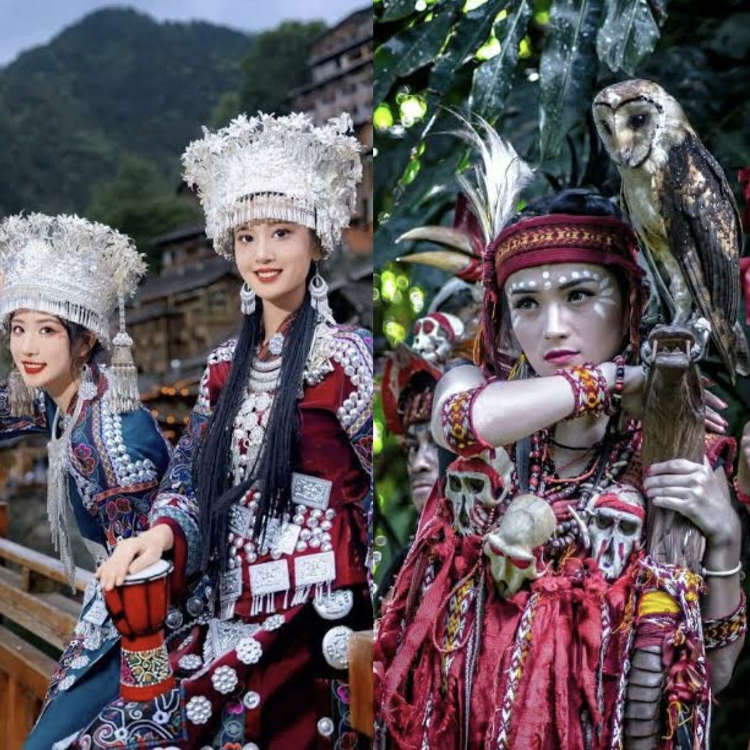 MENAWAN: Paras menawan sama-sama dimilik etnis china (kiri) dan etnis Minahasa (kanan). (Istimewa)
