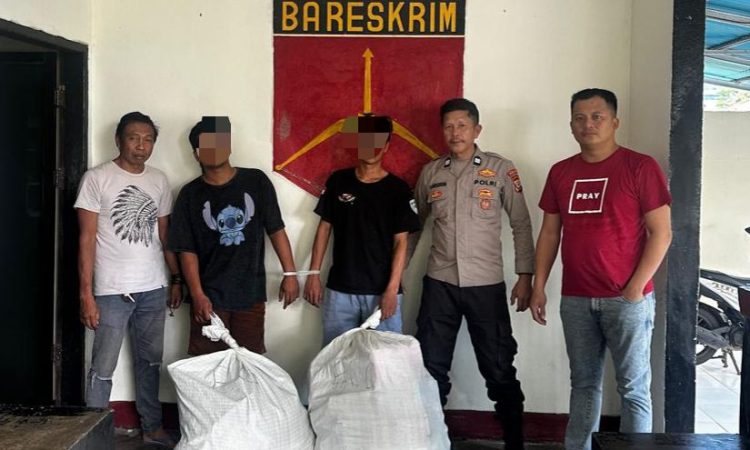 POLSEK Mapanget menangkap pelaku penggelapan.