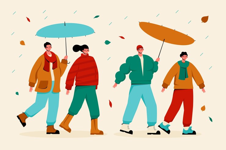 Ilustrasi, Hujan