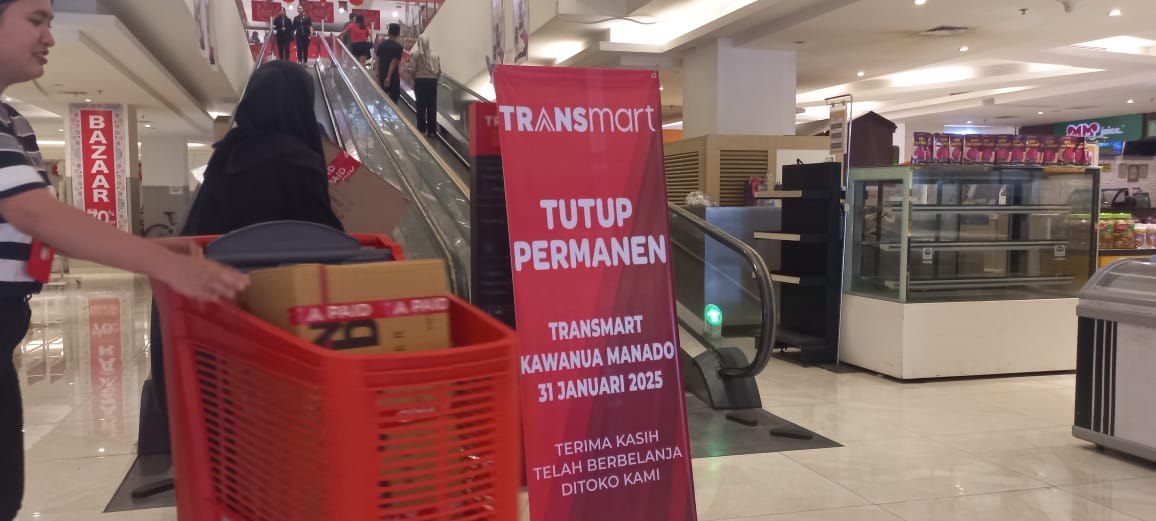 Suasana di Transmart Kairgai Jelang Penutupan Secara Permanen pada 31 Januari 2025.