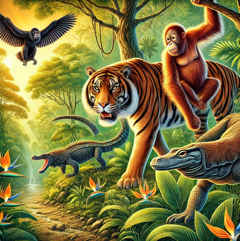 Ilustrasi Satwa Langka
