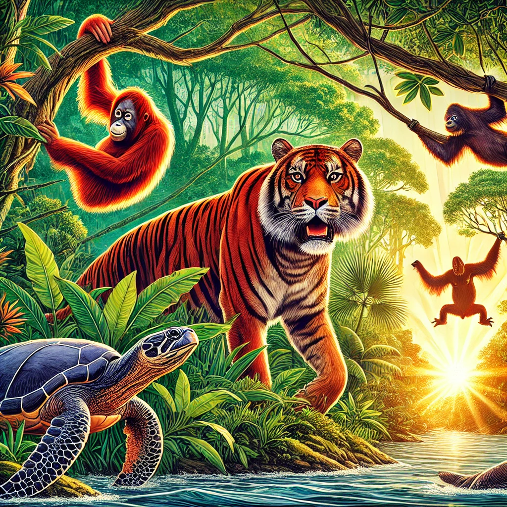 Ilustrasi Satwa Dilindungi