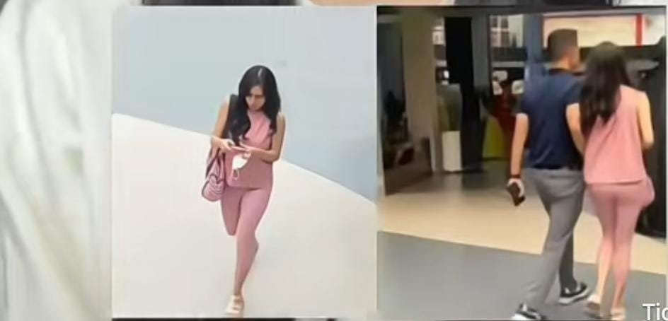 Wanita yang diduga bernama Natasha terciduk jalan bersama suami Agnes Jennifer