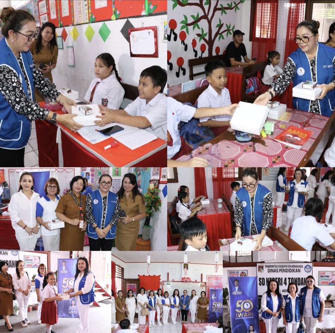 DUKUNG: IWAPI Minahasa mendukung program MBG dari pemerintah pusat, Senin (10/2/2025).