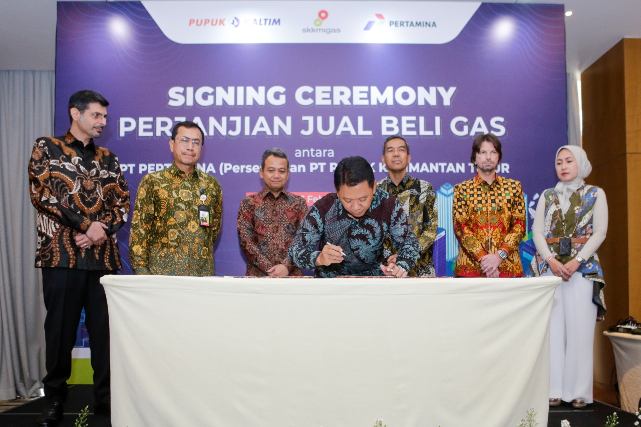 Pupuk Kaltim menandatangani Perjanjian Jual Beli Gas (PJBG) dengan PT Pertamina (Persero) untuk periode 2022-2028.