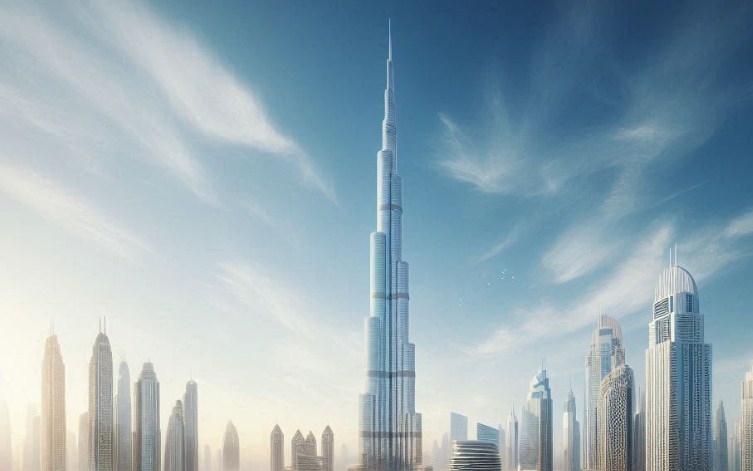 Ilustrasi Burj Khalifa. (Bing)