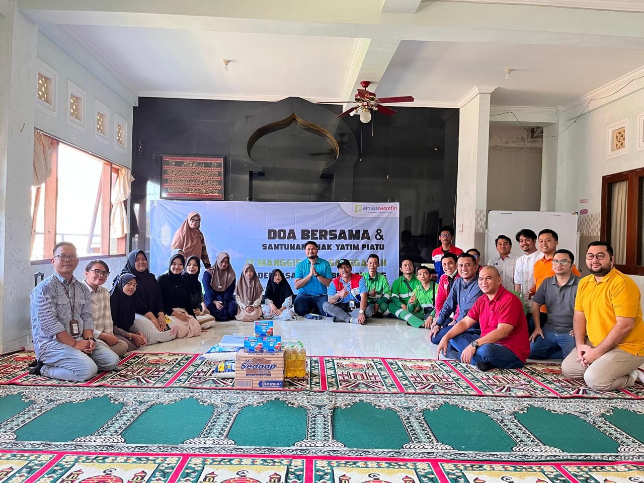 PT Elnusa Petrofin, anak usaha PT Elnusa Tbk (ELSA), kali ini mengajak 849 anak yatim piatu & dhuafa untuk laksanakan doa bersama menyambut Ramadan