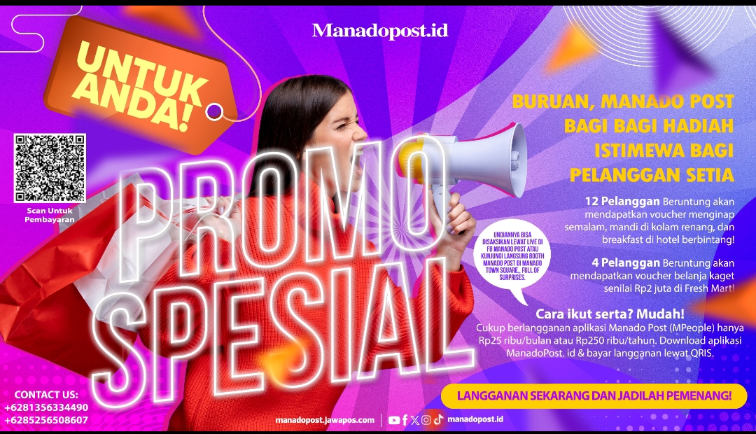 Begini Cara Ikut Undian Manado Post untuk Hadiah Voucher Belanja di FreshMart dan Voucher Menginap di Hotel Berbintang