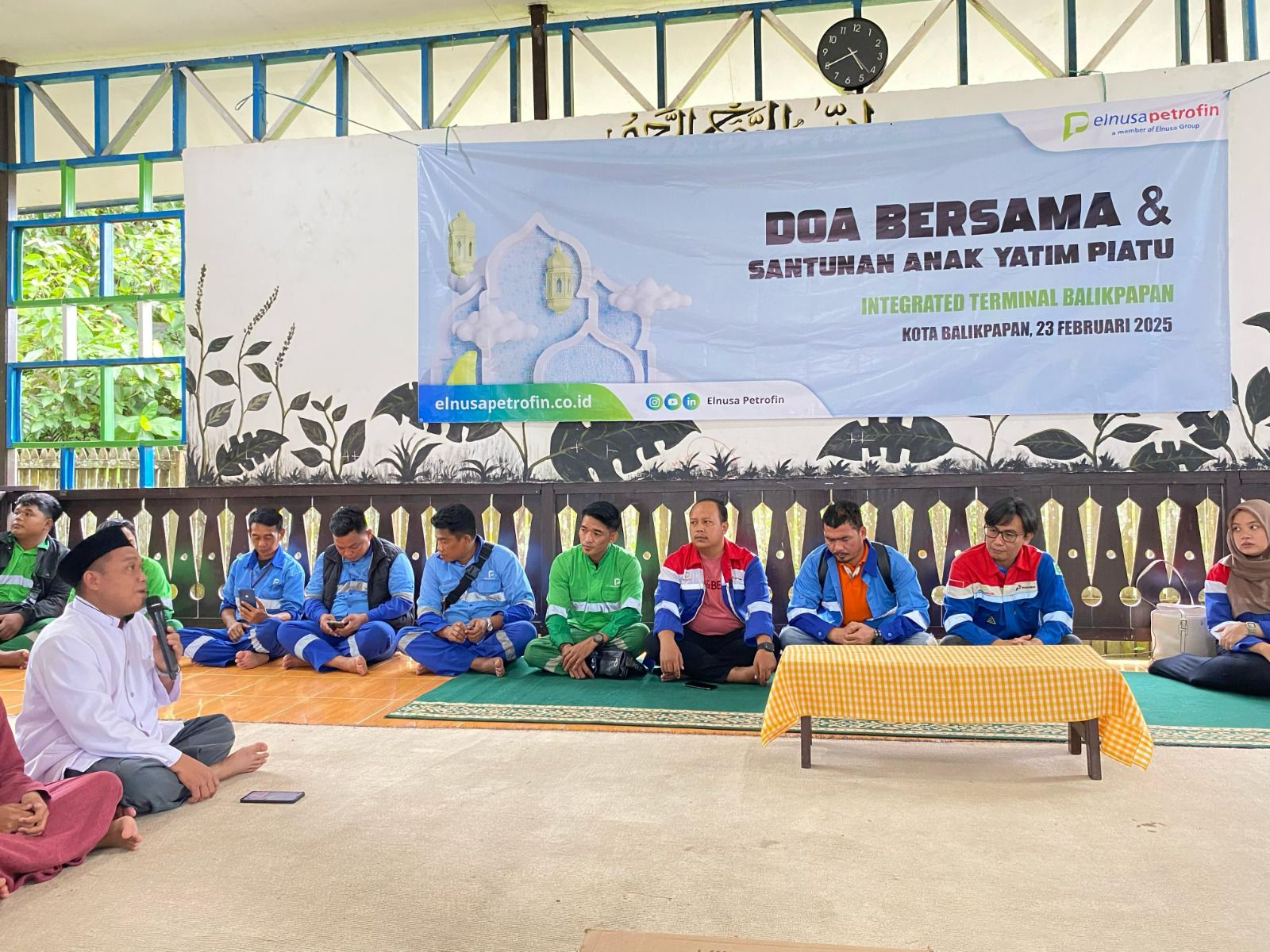 PT Elnusa Petrofin, anak usaha PT Elnusa Tbk (ELSA), kali ini mengajak 849 anak yatim piatu & dhuafa untuk laksanakan doa bersama menyambut Ramadan