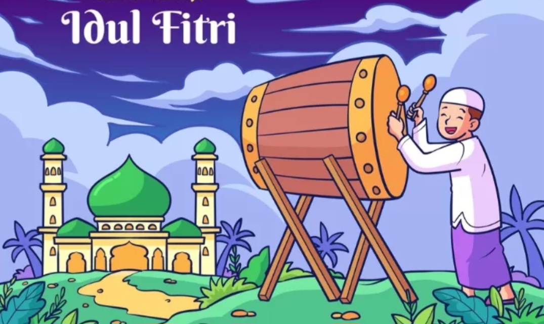 Ilustrasi Idul Fitri.