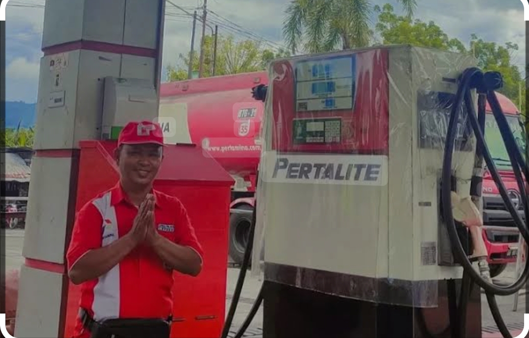 Salah satu SPBU di Sulawesi Utara