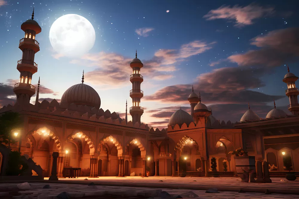 Ilustrasi, Jadwal Imsakiyah, sholat dan buka puasa Ramadhan.