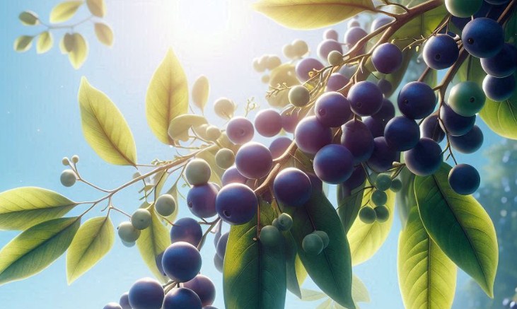 Ilustrasi Tanaman Jamblang. (Bing)