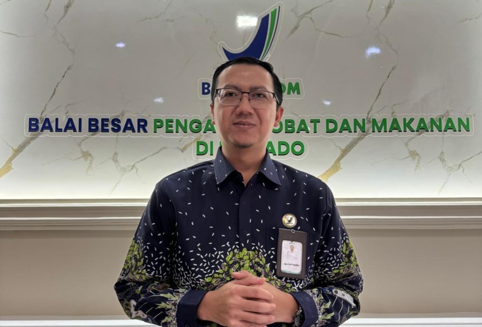 Kepala Balai POM Manado  Agus Yudi Prayudana, S.Farm, Apt, MM
