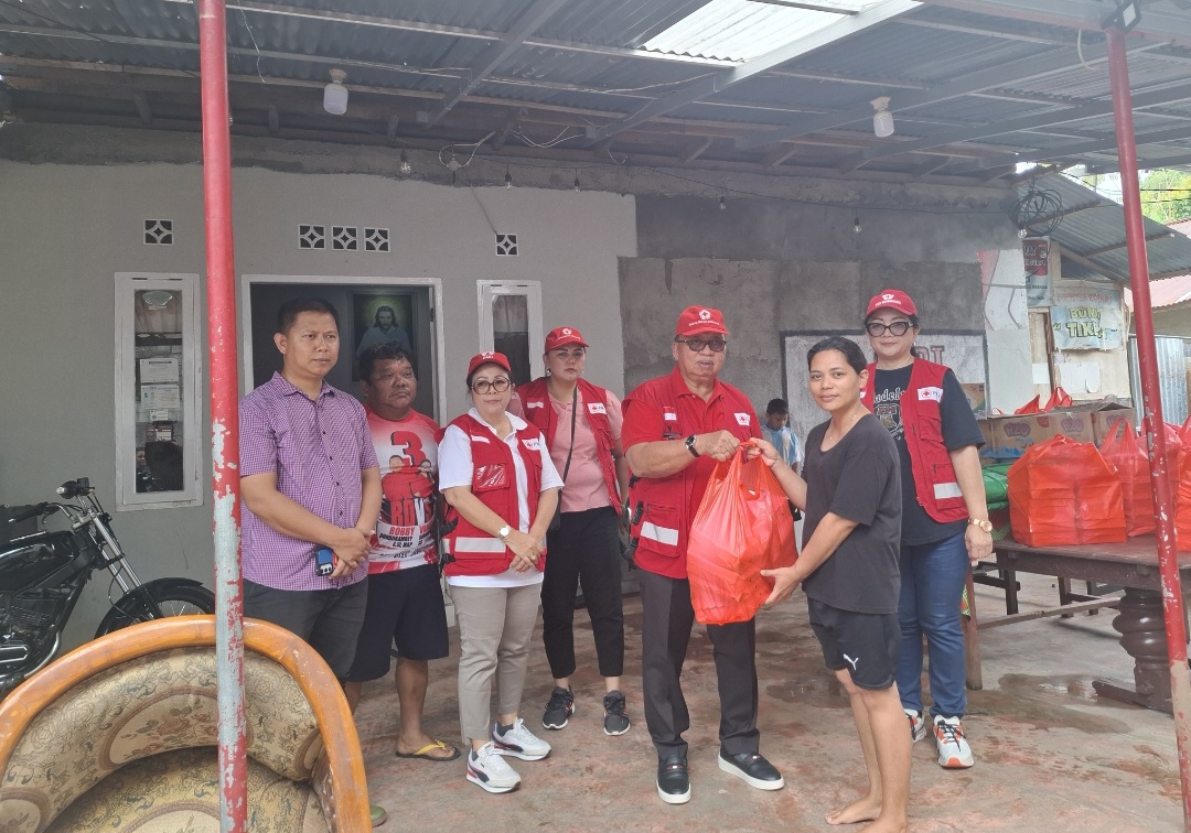 Bantuan di Desa Tikela, Kecamatan Tombulu.