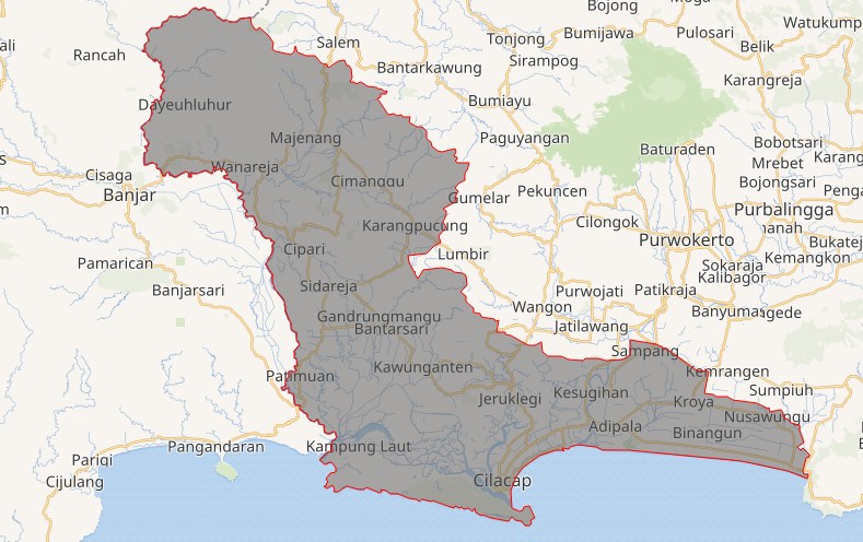 Kabupaten Cilacap. (Wikipedia)