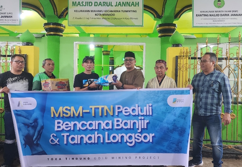 PT MSM/TTN Salurkan Bantuan Korban Banjir di Manado dan Likupang