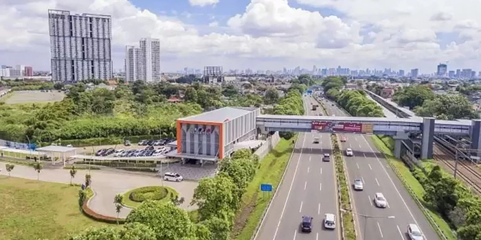 Sudut kota Tangerang Selatan di kawasan Bintaro Jaya.