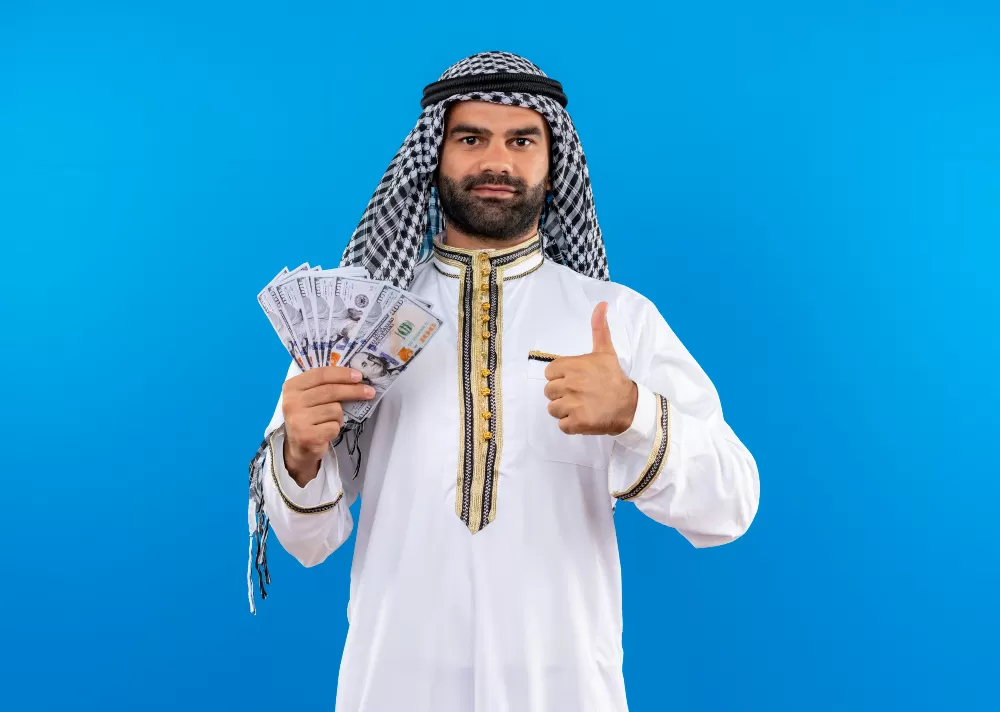 Ilustrasi membayar zakat fitrah.