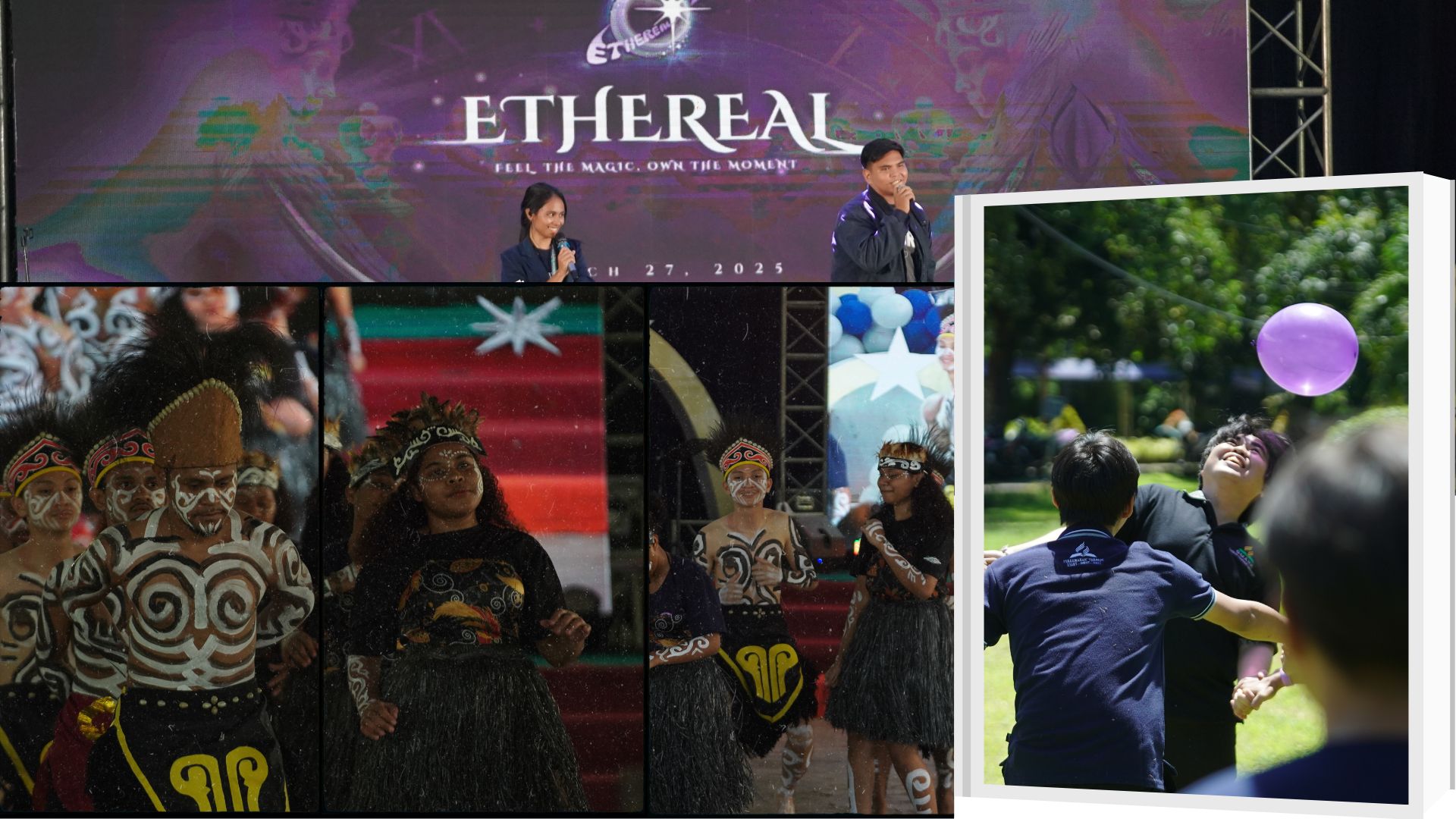 Beberapa kegiatan campus day Unklab dengan Tema Ethereal