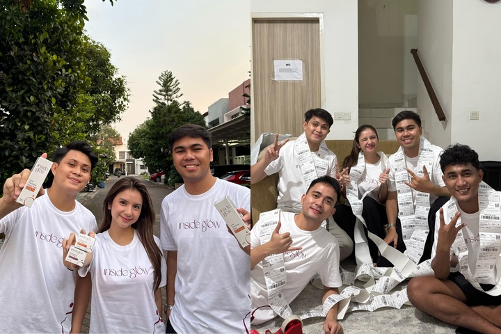 Valen Rewah bersama tim Inside Glow