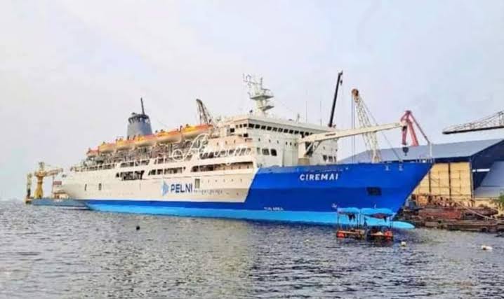 KM Ciremai.(Dok Istimewa)