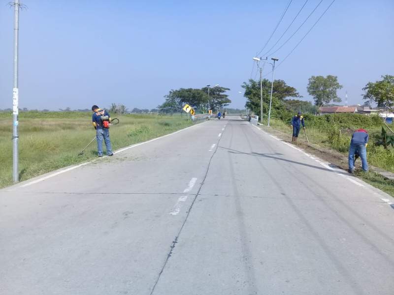 Ilustrasi panjang jalan di Banten.