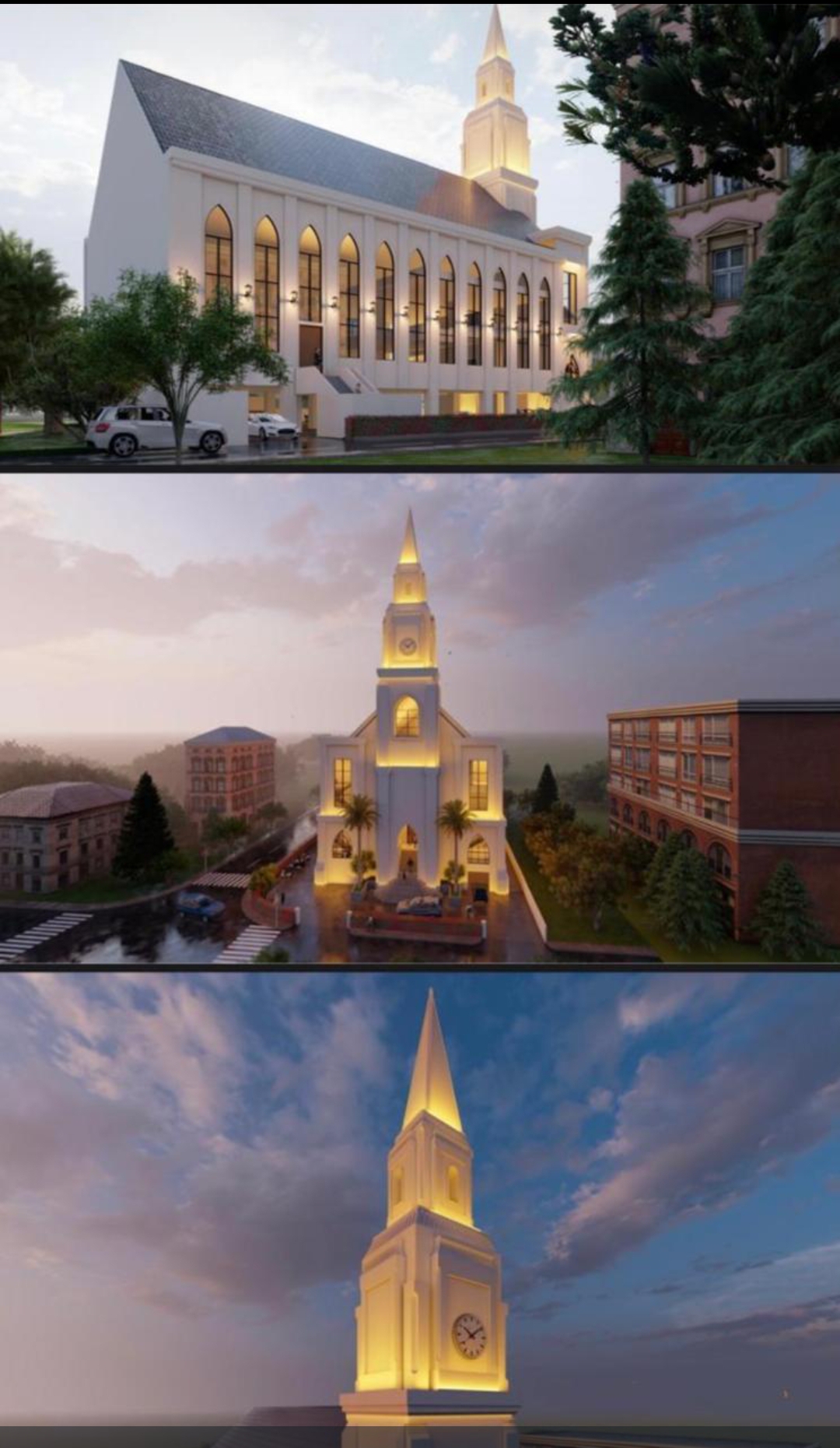 Model gereja GMIM Paulus TWM