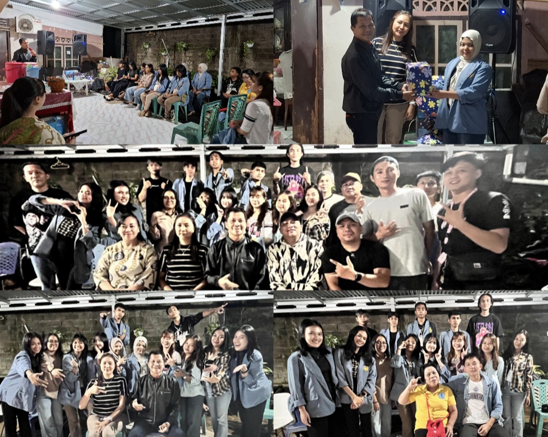ACARA PERPISAHAN: Suasana acara perpisahan Pemdes Kamangta dan KKT Unsrat, Kamis (1/5/2025).