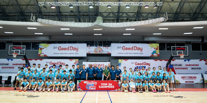 Foto bersama para peserta Kopi Good Day DBL Camp 2025 yang lolos Top 24