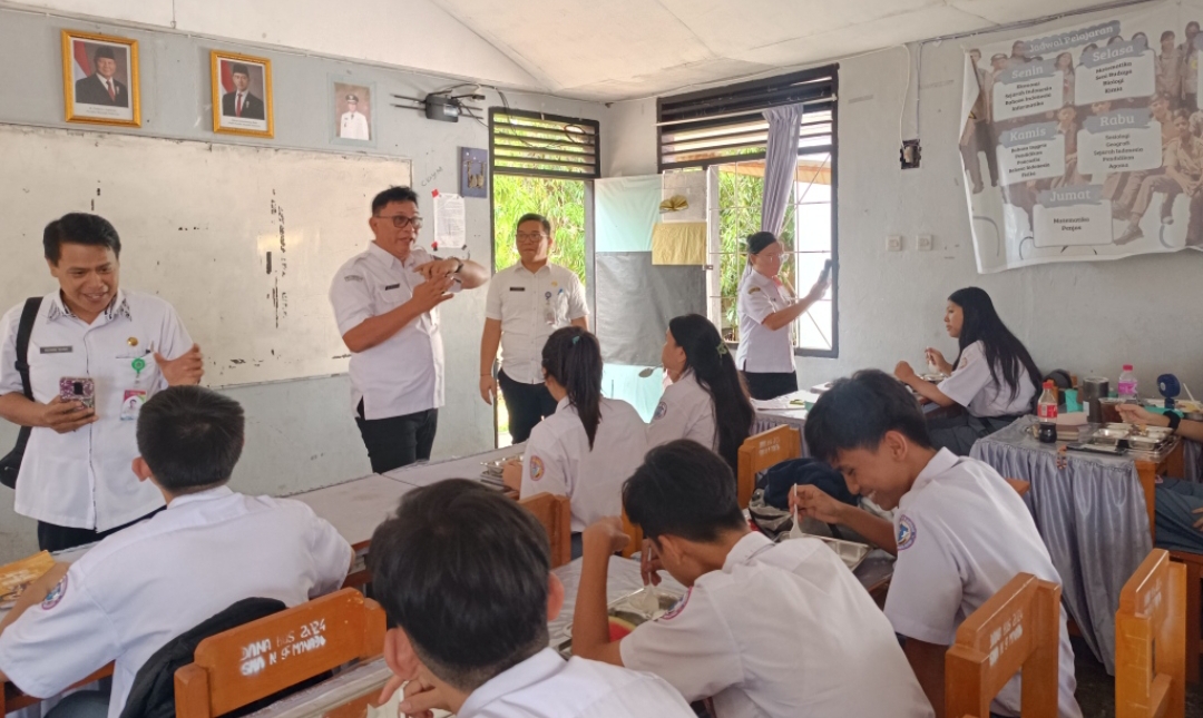 Proses belajar di SMAN 9 Manado