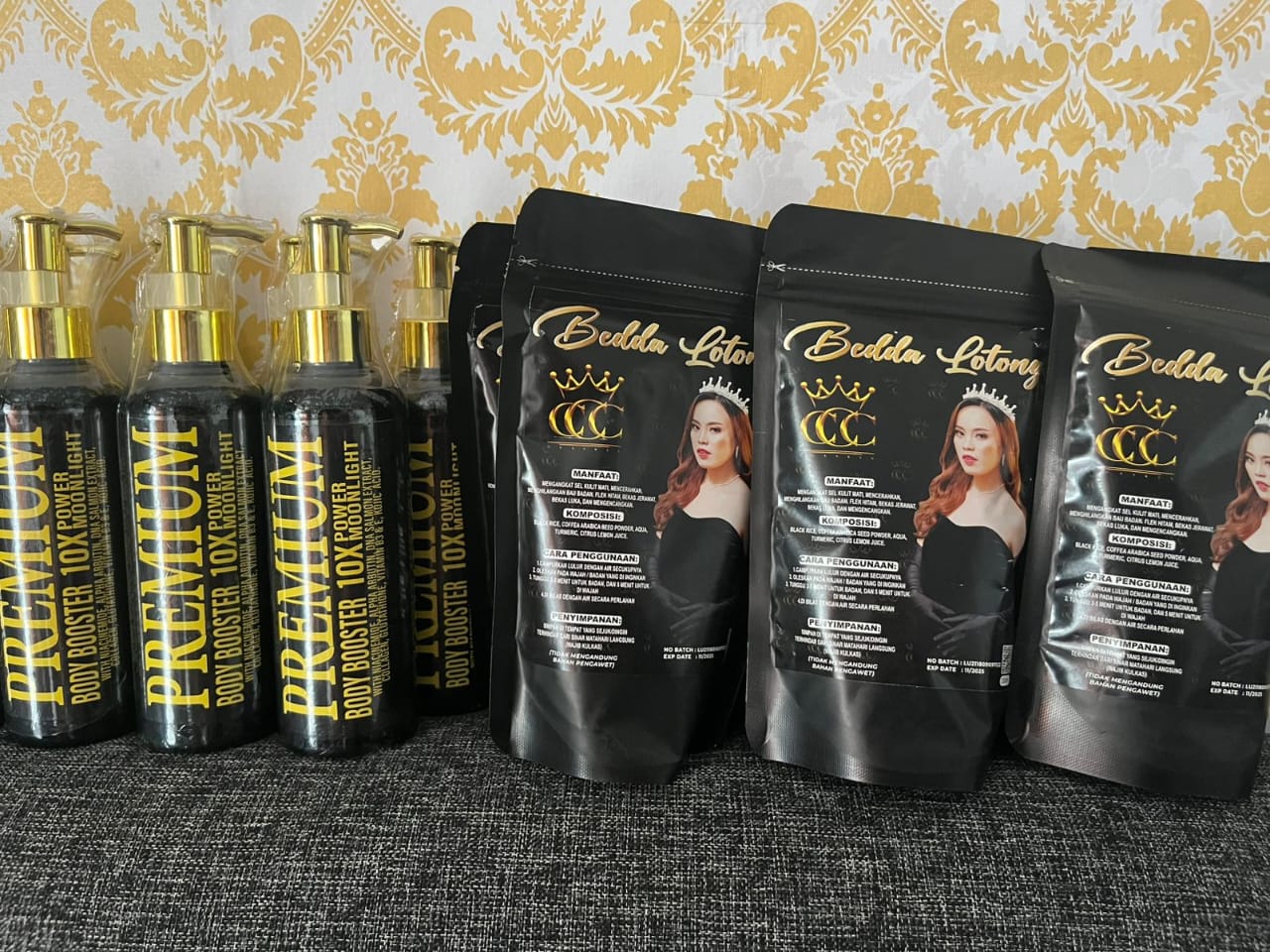 Salah satu produk lokal yang diduga tidak mengantongi izin BPOM.