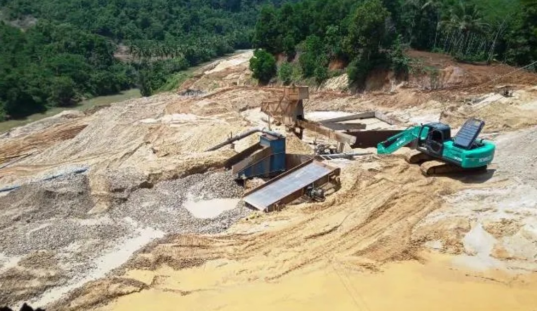 Tambang pasir yang ada di Banten