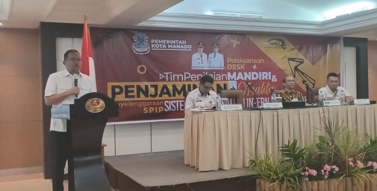 Wakil Waki Kota saat membuka kegiatan Tim Penilaian Penjaminan Kualitas Penyelenggaraan SPIP.