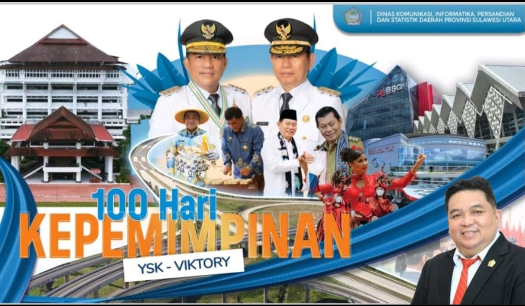 100 Hari Kerja YSK-VICTORY Kawal Arah Baru Pembangunan Sulawesi Utara: Warga Apresiasi Kepemimpinan Gubernur Yulius Selvanus