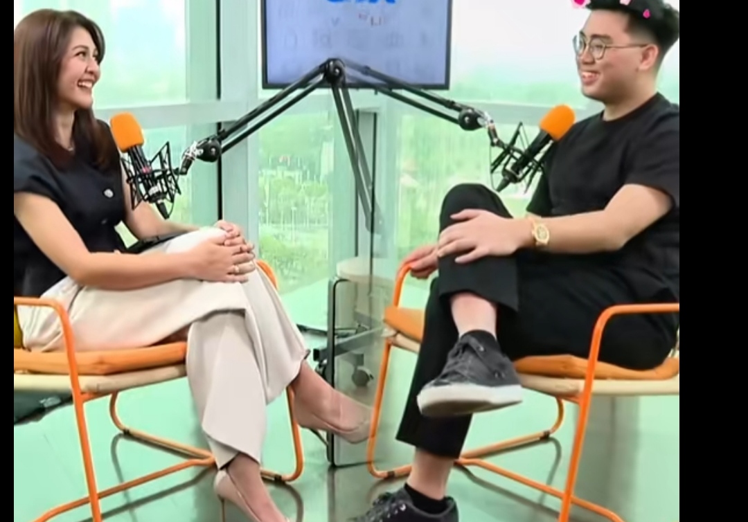 Timothy Ronald saat hadir di acara salah satu stasiun televisi