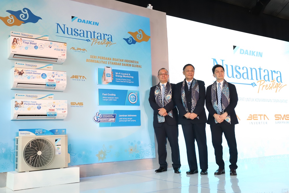 AC Nusantara Prestige, seri perdana buatan Indonesia yang mengusung standar global Daikin. Peluncuran resmi digelar di Jakarta, 30 Juni 2025