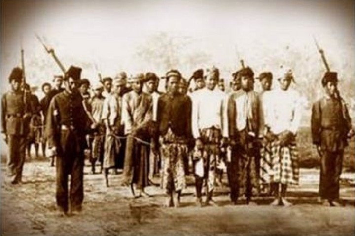 Ilustrasi Pemberontakan Geger Cilegon 1888.