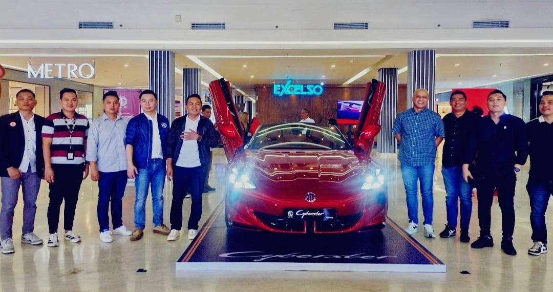 Peluncuran MG Cyberster di Atrium Mantos 3, Jumat (4/7/2025)