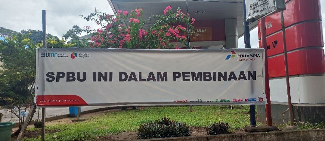 SPBU di Tanjung Batu, Manado, Sulawesi Utara, Ditutup.
