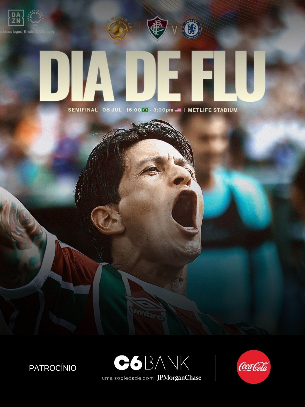 Fluminense vs Chelsea di Semifinal Piala dunia Antarklub 2025. (Dok. IG @fluminensefc)