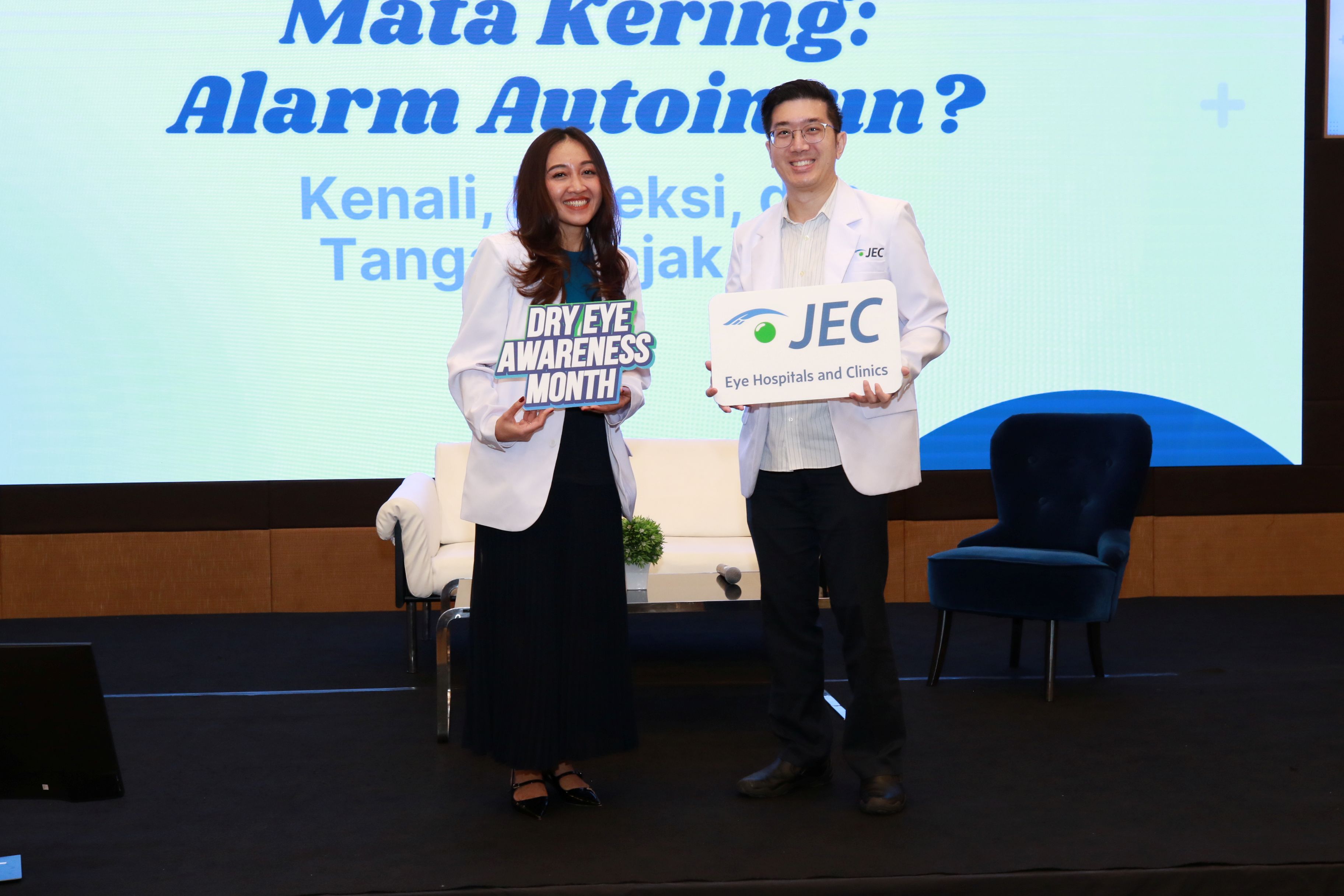JEC Eye Hospitals and Clinics mengajak masyarakat lebih waspada terhadap gejala mata kering yang bisa menjadi alarm penyakit autoimun, dalam rangka peringatan Dry Eye Awareness Month 2025.