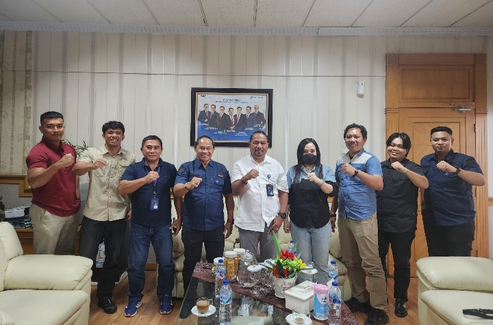 PT Pelindo Regional 4 Bitung menjalin silaturahmi dan koordinasi dengan Densus 88 Anti Teror Satgaswil Sulut.(Dok Istimewa)