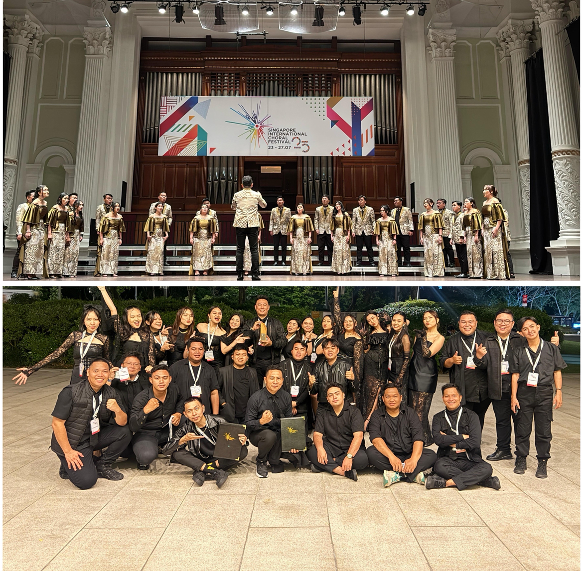 Harmony Project, paduan suara asal Sulawesi Utara sukses meraih dua penghargaan bergengsi dalam &lsquo;Event Singapore International Choral Festival 2025&rsquo;