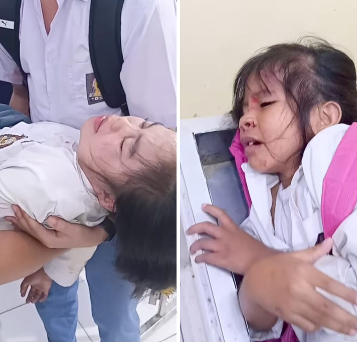 Dua pelajar yang menjadi korban kecelakaan lalu lintas yang terjadi di kompleks SMAN 1 Kotamobagu.