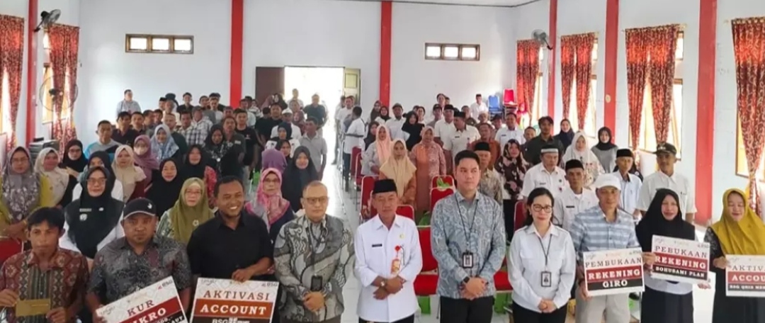BSG dan OJK menggelar edukasi cerdas keuangan untuk masyarakat Bolsel.