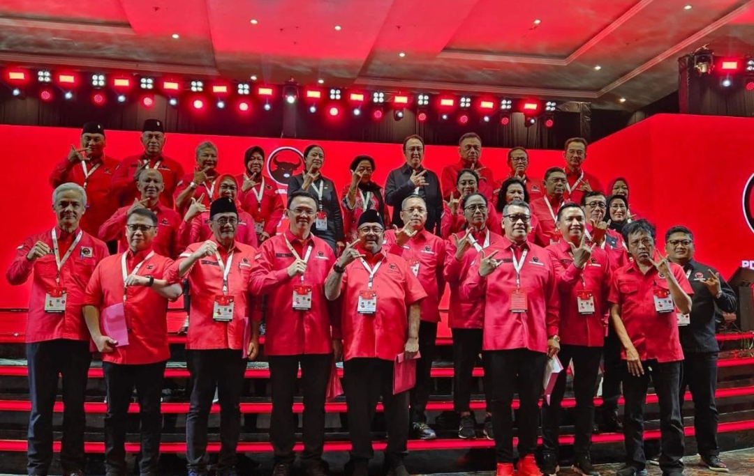 Para pengurus DPP PDI Perjuangan 2025-2030